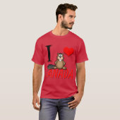 T-shirt I Luv Canada (Devant entier)