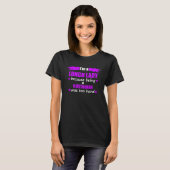 T-shirt I m A Lunch Lady Because Being A Custodian Was Too (Devant entier)