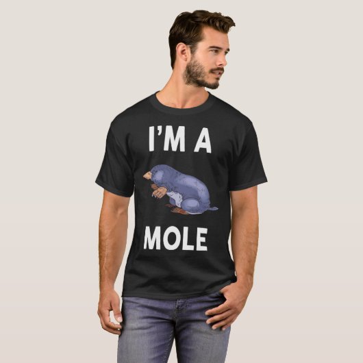 T-shirt I m A MOLE MOLE (Devant entier)