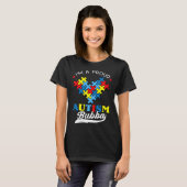 T-shirt I m A Proud Bubba Autism Awareness Heart Autistic  (Devant entier)