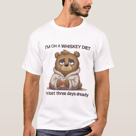 T-shirt I’m Not On Whisky, I’ve Lost Three Days Already  (Devant)