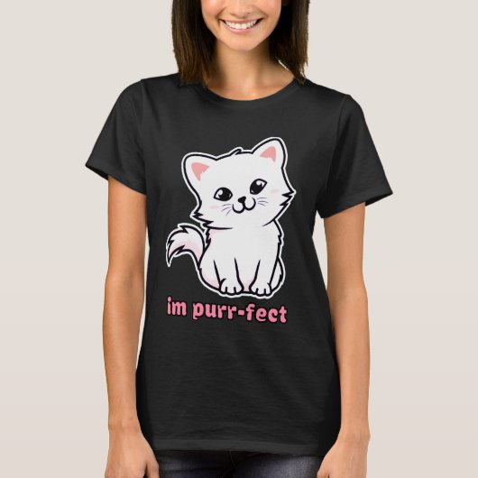 T-shirt I M Purr-Fect (Devant)