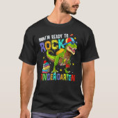 T-shirt I m Ready To Rock Kindergarten Cool Dino Boys Back (Devant)