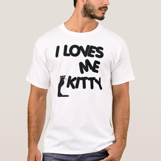 T-shirt I m'aime Kitty (Devant)
