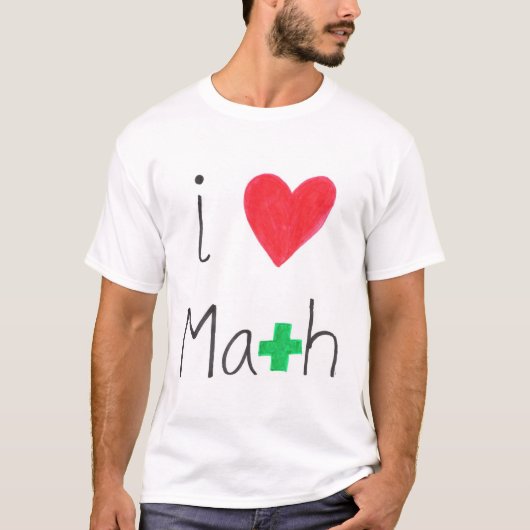 T-shirt I maths de Luv (Devant)
