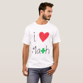 T-shirt I maths de Luv (Devant entier)