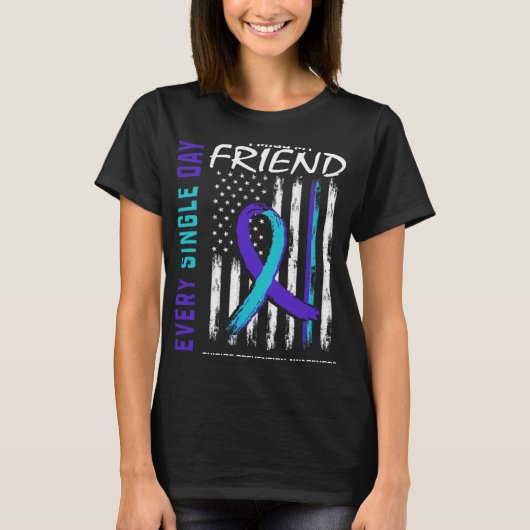 T-shirt I Miss My Friend Suicide Awareness Prevention Amer (Devant)
