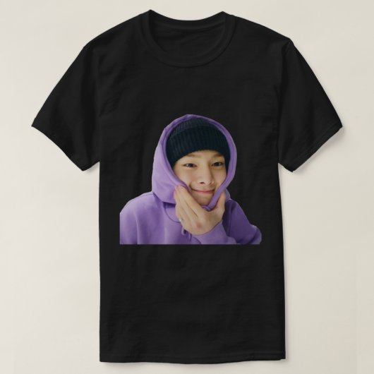 T-shirt I.N Jeongin Stray Kids Funny mignon Sticker mème (Design devant)