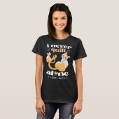 T-shirt I Never Quilt Alone I Have Cats  Quilter Womans Me (Devant entier)