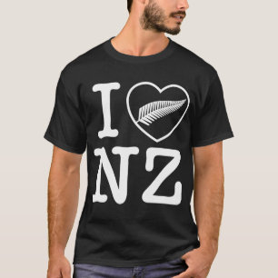 T-shirt I New Zealand heart