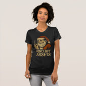 T-shirt I Only Gift Assets™ Crypto Santa Web3 Holiday Drop (Devant entier)