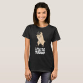 T-shirt I Only Talk To My Pug Today (Devant entier)