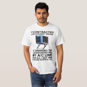 T-shirt I ontrated legionnaires' disease by drinking the  (Devant entier)