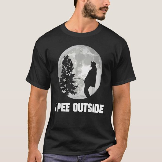 T-shirt I Pee Outside (Devant)