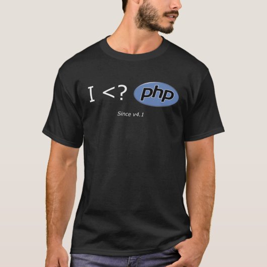 T-SHIRT I < ? PHP (Devant)
