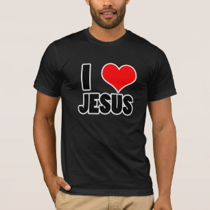 T-shirt I pièce en t de Jésus de coeur