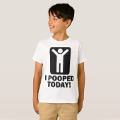 T-SHIRT I POOPED AUJOURD'HUI (Devant entier)