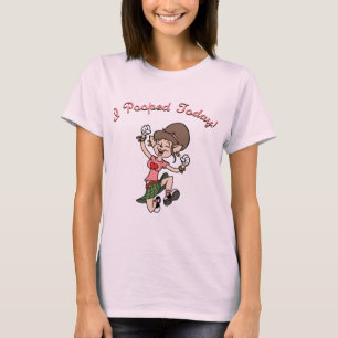 T-shirt I Pooped aujourd'hui ! - f