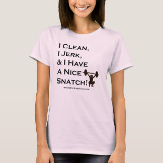 T-shirt I propre, je lance, et j'ai Nice une bribe :