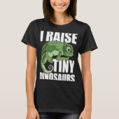 T-shirt I pull up little dinosaurs  funny chameleon (Devant)