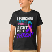 T-shirt I Punched Thyroid Cancer Funny Thyroid Cancer Surv (Devant)