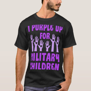 T-shirt I Purple Up for Military Children