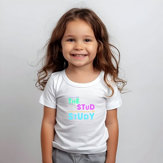 T-Shirt I Put the Stud in Study - Drôle Student Design