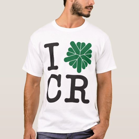 T-shirt I quelque chose Cedar Rapids (Devant)