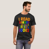 T-shirt I Read Banned Books Reading Library 9 (Devant entier)