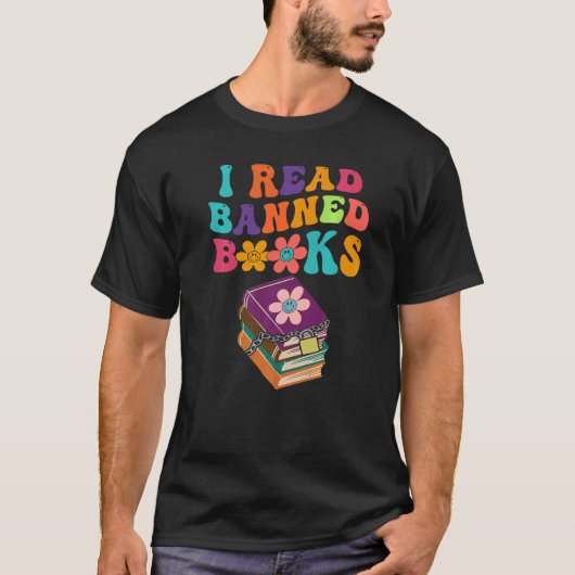 T-shirt I Read Banned Books Week Librarian Freadom Reader (Devant)