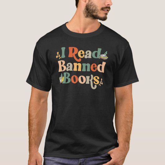 T-shirt I Read Banned Books Week Librarian Freadom Reader (Devant)