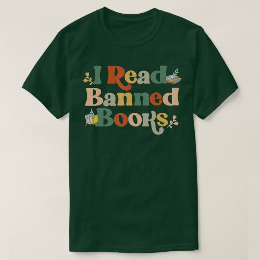 T-shirt I Read Banned Books Week Librarian Freadom Reader (Design devant)