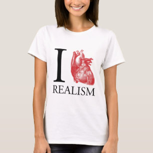 T-shirt I réalisme de coeur