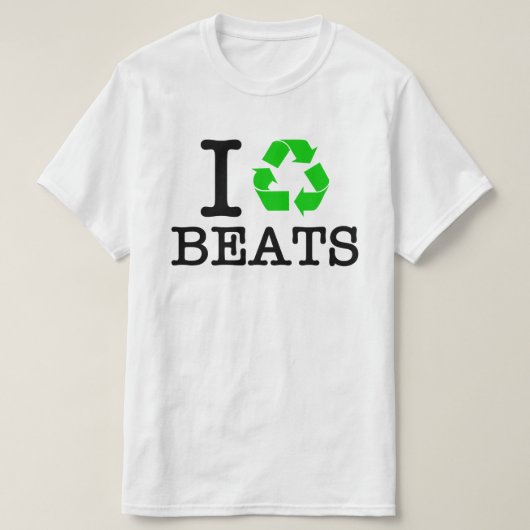 T-shirt I Recycle Les Beats (Design devant)