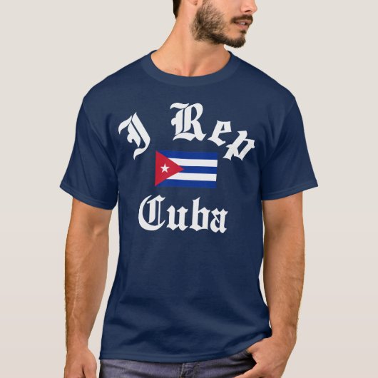 T-shirt I représentant Cuba (Devant)