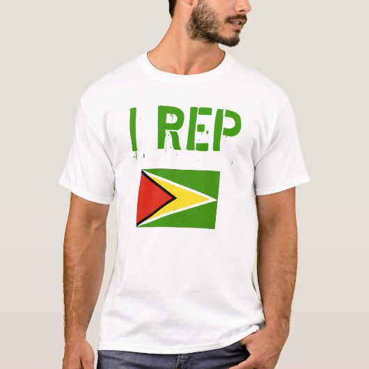 T-SHIRT I REPRÉSENTANT GUYANE (Devant)