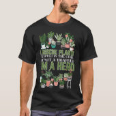 T-shirt I Rescue Plants Not a Hoarder Design (Devant)