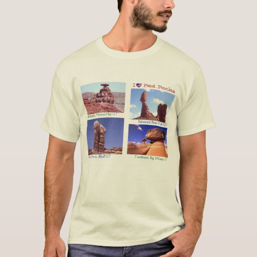 T-shirt I roches de rouge de Luv (Devant)