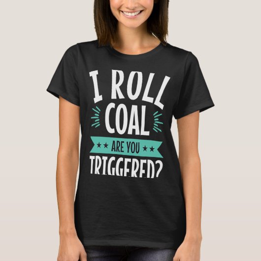 T-shirt I Roll Charbon Rolling Diesel Injectif (Devant)