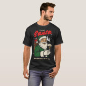 T-shirt I Saw Santa Splitting The G Christmas (Devant entier)