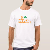 "I [SHAMROCK] IRLANDE" Tee