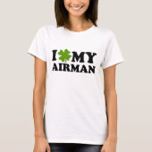 T-shirt I (shamrock) Mon Airman (Devant)