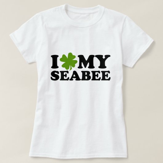 T-shirt I (shamrock) Mon Siège (Design devant)