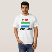 T-SHIRT I SIERRA LEONE DE COEUR (Devant entier)