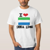 T-SHIRT I SIERRA LEONE DE COEUR (Devant)