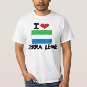 T-SHIRT I SIERRA LEONE DE COEUR