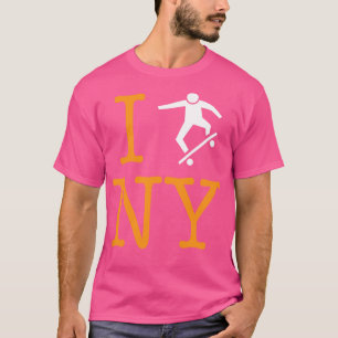 T-shirt I Skate New York Skateboarding NYC ou Die