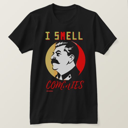 T-shirt "I SMELL COME 3 STALIN" (Design devant)
