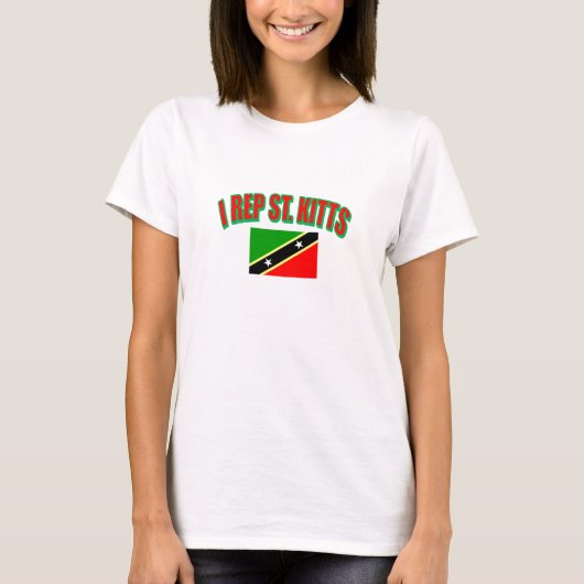 T-SHIRT I ST KITTS DE REPRÉSENTANT (Devant)