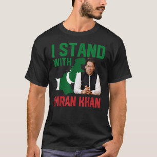 T-shirt I Stand With Imran Khan PTI Party Pakistan